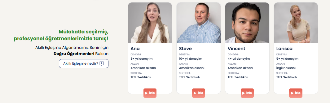 Flalingo öğretmenleri