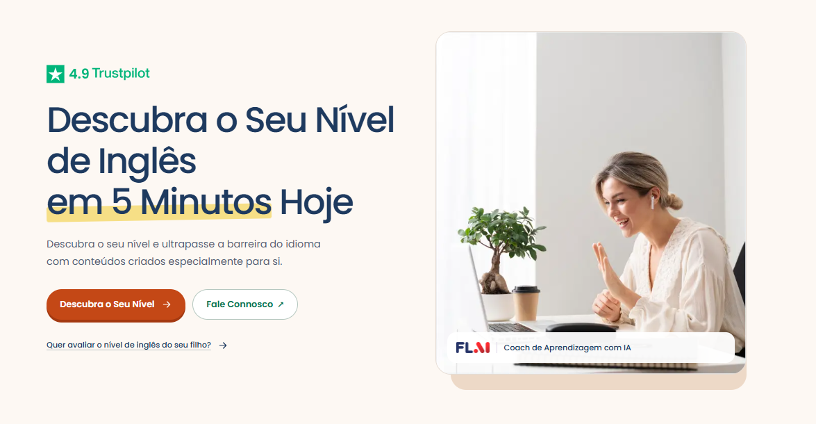 Teste de Nível de Inglês da Flalingo