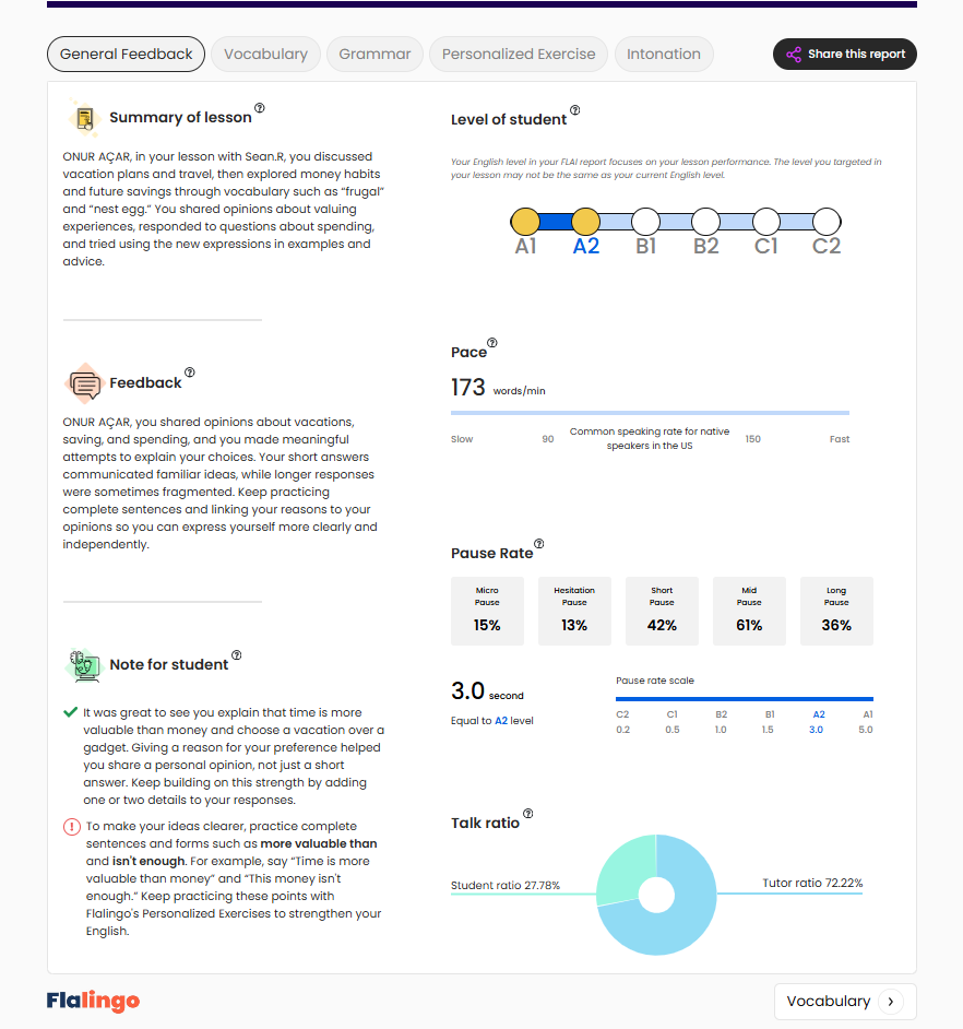 FLAI Report