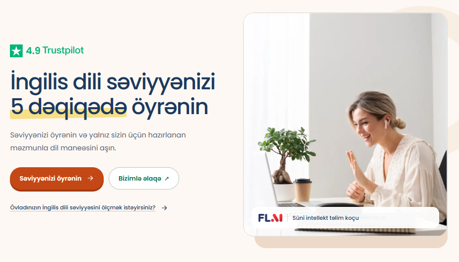 Flalingo İngilis Dili Səviyyə Testi
