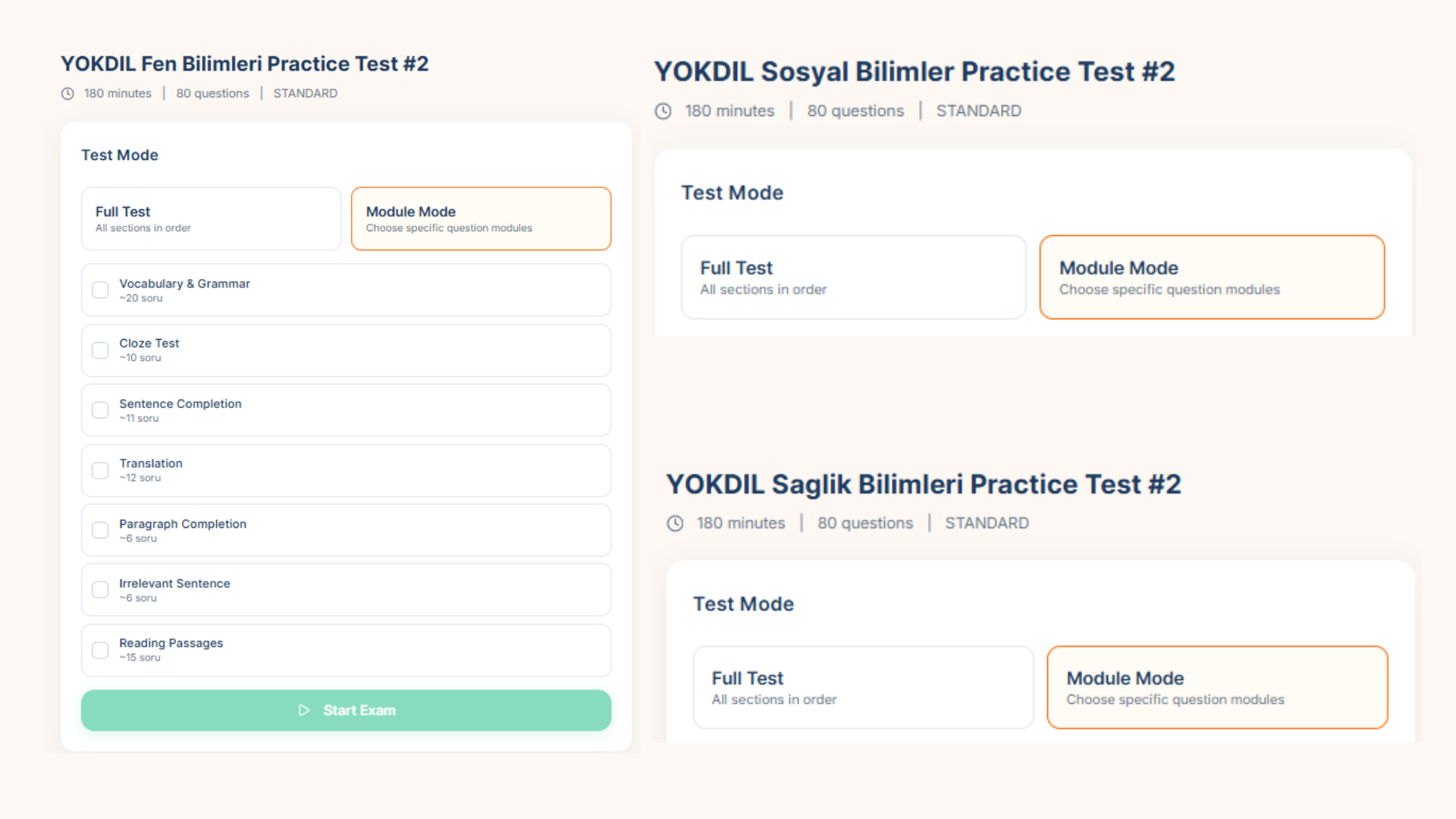 YÖKDİL Deneme Sınavı: Gerçek Format, Anlık Analiz
